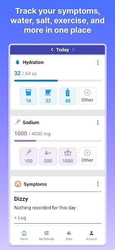 POTSie: Gerencie sua Síndrome de POTS com Facilidade e Eficácia - Screenshot 1