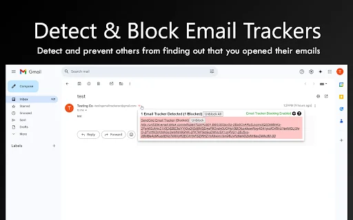 Email Tracker: Rastreamento de E-mail Gratuito e Proteção de Privacidade - Screenshot 3