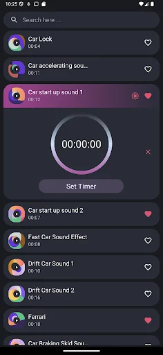 Baixar Car Sounds APK – Melhores Sons e Toques de Carros Grátis - Screenshot 2