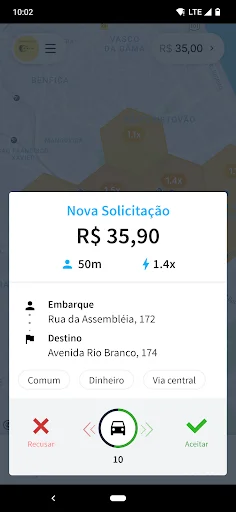 Baixar Giro 47 – Motorista – Aplicativo Rápido e Seguro - Screenshot 3