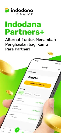 Baixe Indodana Partners+ – Facilite Suas Transações Financeiras - Screenshot 1