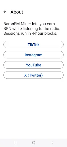 Baixar BaronFM: Rádio ao vivo e a rede BARON no seu Android - Screenshot 2
