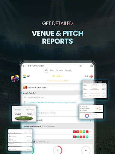 Baixar Cricket LineX Grátis – Placar ao Vivo e Resultados Rápidos - Screenshot 13