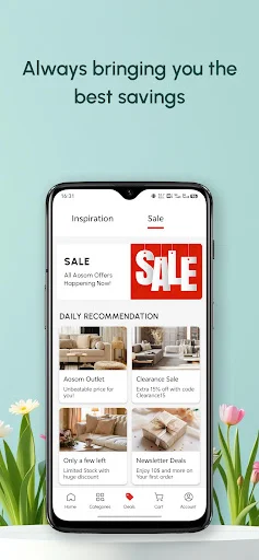 Baixar Aosom Online Shopping: Móveis e Decoração com Desconto - Screenshot 2