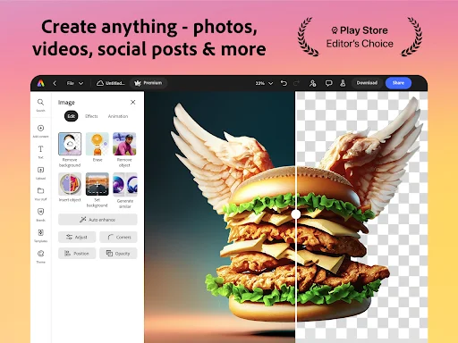 Adobe Express: Edição de Fotos e Vídeos AI – Baixe Agora Grátis - Screenshot 9