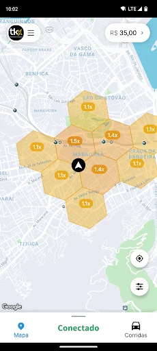 Baixar Tkx Motorista – Aplicativo de Corrida Rápido e Seguro - Screenshot 1