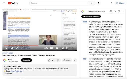 Resumo do YouTube com ChatGPT: Poupe Tempo e Aumente Produtividade - Screenshot 2