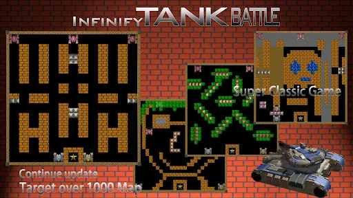 Baixar Infinity Tank Battle – 8 bit – 610 Mapas de Ação Retro - Screenshot 5