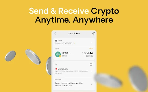 Coin98 Wallet Extension: A Melhor Carteira Web3 e DeFi Segura - Screenshot 5