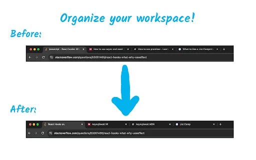 Tab Renamer: Organize suas abas do Chrome com nomes e emojis - Screenshot 2