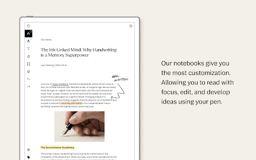Read on reMarkable: Envie artigos da web para seu tablet agora - Screenshot 3