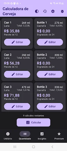 Baixar Calculadora de Cerveja – Descubra qual cerveja compensa mais - Screenshot 6