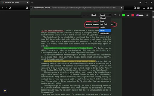 Eclipse PDF: Leitor em Modo Escuro para Chrome – Download Grátis - Screenshot 3