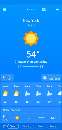 Weather & Clima – Baixe o Melhor App de Previsão do Tempo - Screenshot 1