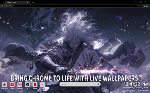Dragon Samurai Anime Boy Wallpaper – Baixe Agora no Chrome - Screenshot 2