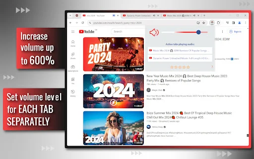 Volume Control para Chrome: Aumente o Som de Cada Aba Facilmente - Screenshot 4