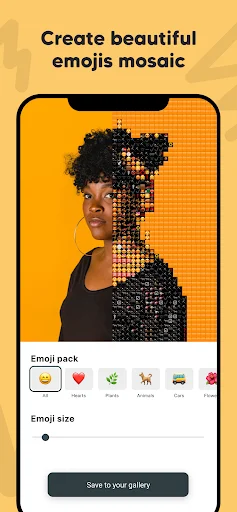 Emoji Photo Mosaic: Transforme suas Fotos em Arte com Emojis - Screenshot 1