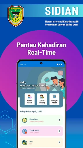 Download SIDIAN BARUT APK – Sistema de Presença Digital Eficiente - Screenshot 2