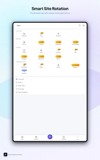 Smart Peptide Tracker: Monitore Seus Peptídeos com Precisão - Screenshot 21