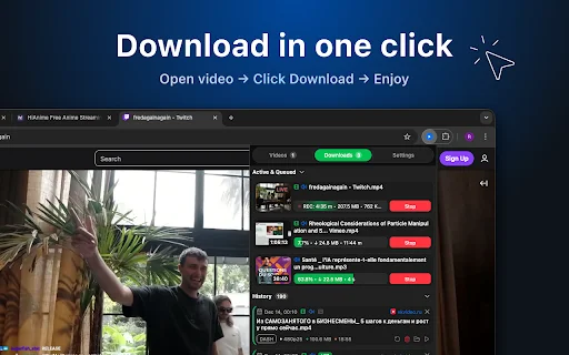 MAX Video Downloader: Baixe Vídeos HLS, DASH e MP4 Gratuitamente - Screenshot 2