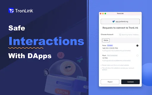 TronLink: Carteira TRON Oficial para Chrome – Download Seguro - Screenshot 2
