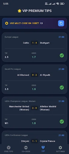 Baixar Multi Betting Tips Daily Win – Dicas e Odds Altas Grátis - Screenshot 5