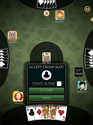 Baixar Euchre Ultimate: Jogue Cartas Online com Amigos e Bots - Screenshot 9